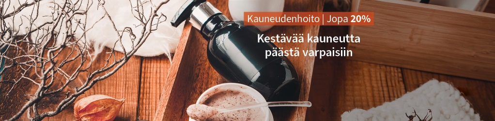 Kauneudenhoito jopa 20%