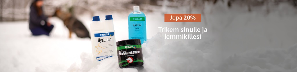 Kaikki Trikem-tuotteet jopa 20%