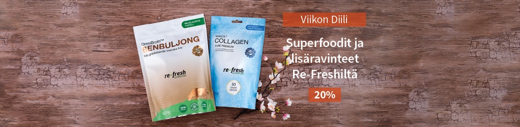 Viikon diili! Kaikki Re-freshin tuotteet 20%