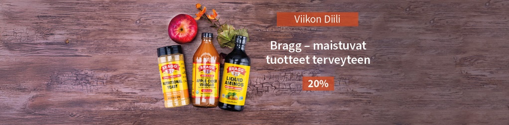 Viikon diili! Kaikki Bragg-tuotteet 20 %