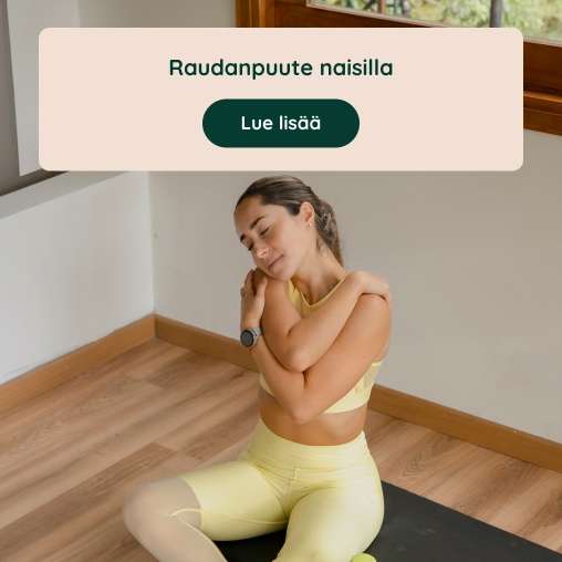 Artikkeli: Raudanpuute naisilla