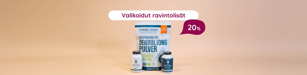 Valikoidut ravintolis�t 20 %