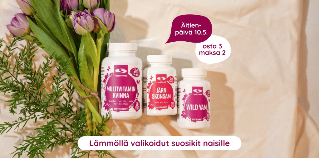 �itienp�iv� 10.5. L�mm�ll� valikoidut suosikit naisille osta 3 maksa 2