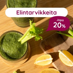 lintarvikkeita jopa 20 %
