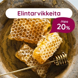 Elintarvikkeita jopa 20 %