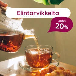 Elintarvikkeita jopa 20%