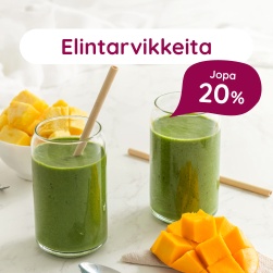 Elintarvikkeita jopa 20 %