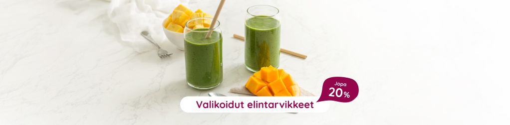 Valikoidut elintarvikkeet jopa 20 %