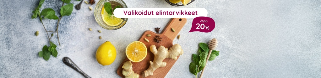 Valikoidut elintarvikkeet jopa 20 %