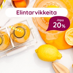 Elintarvikkeita jopa 20%