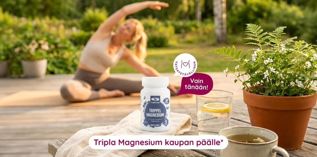 Vain t�n��n! Tripla Magnesium kaupan p��lle*
