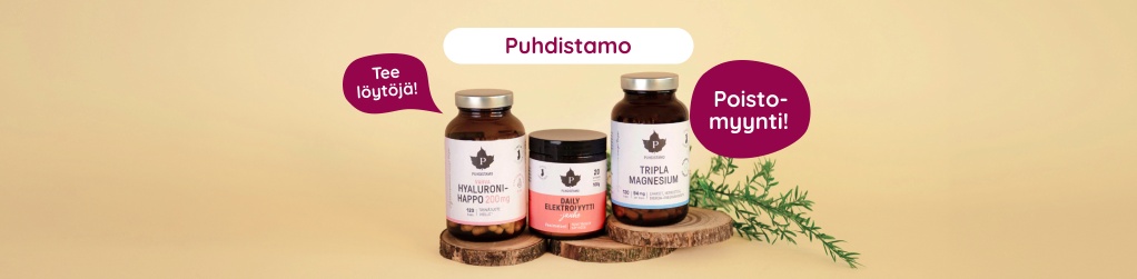 Puhdistamo poistomyynti, tee l�yt�j�