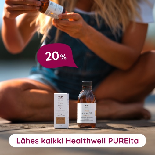 Tutustu valikoimaamme! Eteeriset ja kylm�puristetut �ljyt Healthwell PURElta