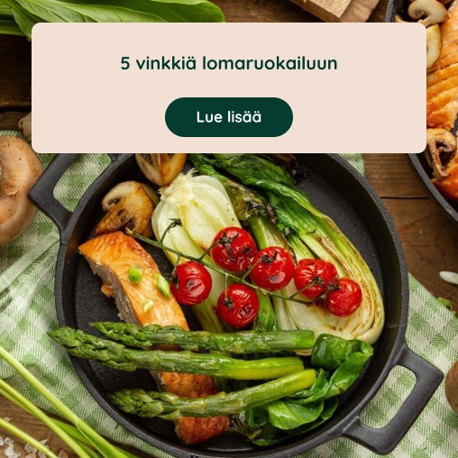 Artikkeli: 5 vinkki� lomaruokailuun