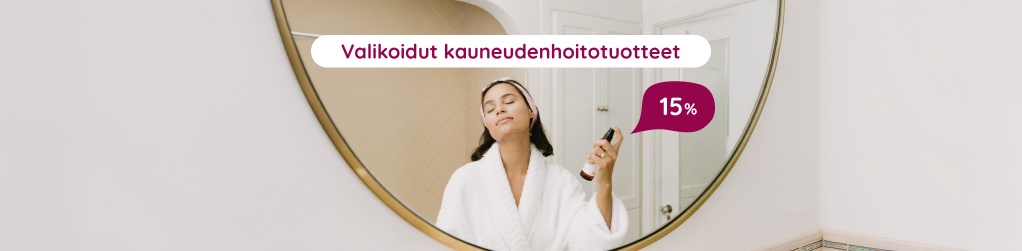 Valikoidut kauneudenhoitotuotteet 15 %