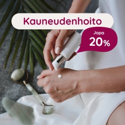 Kauneudenhoito jopa 20 %