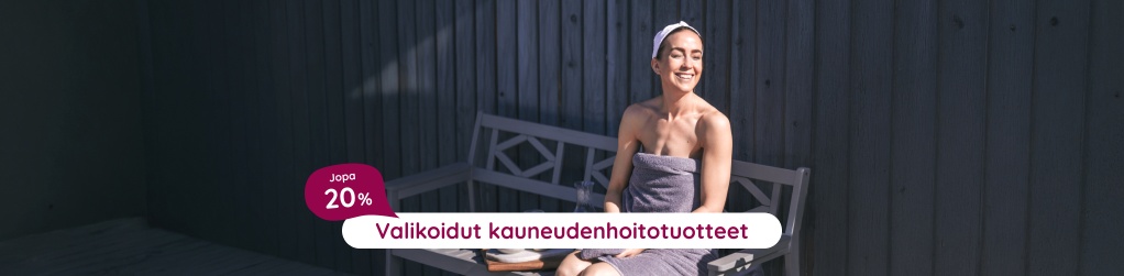 Valikoidut kauneudenhoitotuotteet jopa 20 %