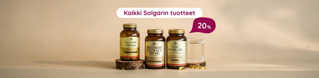 Kaikki Solgarin tuotteet 20 %